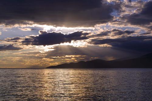 sunset - great painting by nature