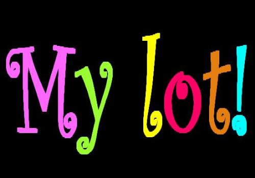my lot 1 - a colorful logo i made just to try if my earnings will increase. this is just an image from the Microsoft office publisher.