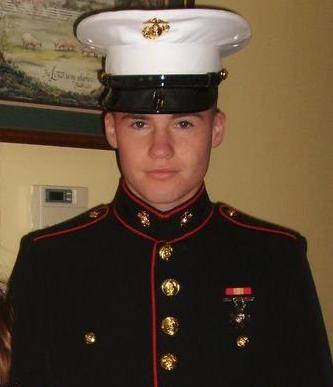 My little brother the Marine! - This is my little brother home for Easter!!!