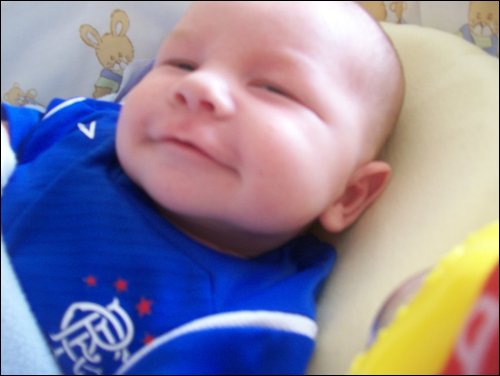 Reece - My nine week old grandson Reece.