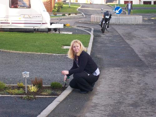 me - Me doing my garden