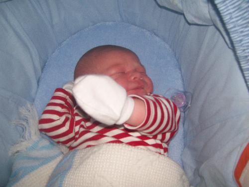 Reece at three weeks - Reece three weeks