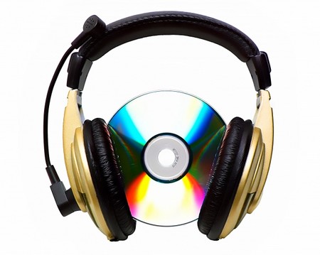 music - headphone and a cd , ALL about music