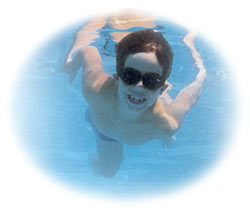 Swimming - A boy Swimming