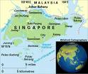 map of singapore - singapore in the world map