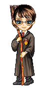 harry potter - This is a picture of Harry Potter! Not real off course, just a drawing from the computer. I've got it from a friend of mine.