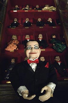Billy from Dead Silence - ead Silence (originally titled Shhhh... and Silence, with alternate title suggestions such as The Doll and Mary Shaw[1]) is a 2007 horror film from the creators of Saw, James Wan and Leigh Whannell. The film stars Ryan Kwanten as the main protagonist Jamie Ashen, Donnie Wahlberg as Detective Jim Lipton, and Judith Roberts as Mary Shaw. It was released nationwide on March 16th, 2007, and was released on DVD and HD DVD on June 26, 2007. There are two versions of the movie: the edited, R rated movie, and an uncut version. The movie took 6 months and 17 days to film.