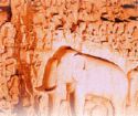 Statue in tamilnadu - This is the statue in tamilnadu in India and this statue is situated near Chennai in mahabalipuram.