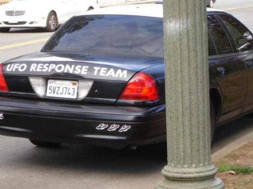 A funny cop car - We saw this funny cop car and had to snap a picture. Only in California!