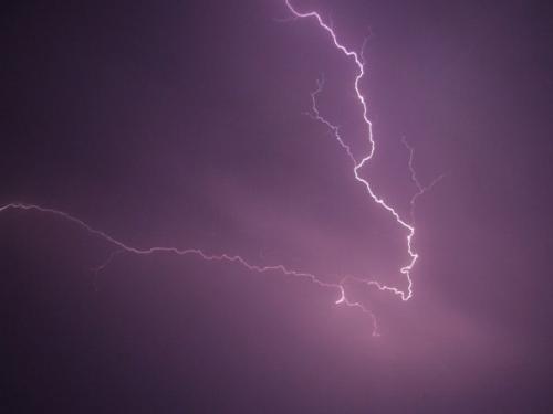 Lightning - same night & one more lightning picture...