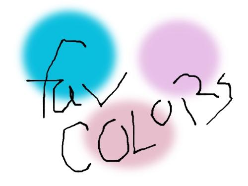Fav Colors - I am torn by desert pink, sky blue, and light lavender...