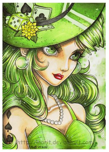 THe GReeN TRiCKSTeR - artwork