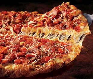 Pizza - Pizza cut and taking the slice.