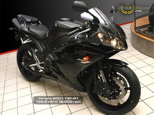 Yamaha YZF-R1 - The might R1, yamaha's flagship superbike in all its glory.. Its in black coor which is one of my favourite..