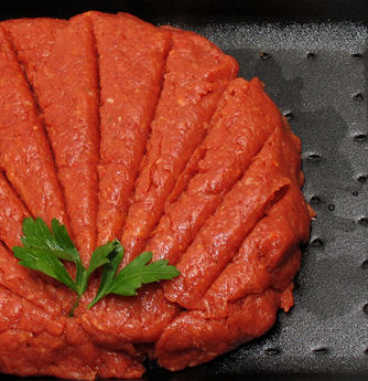 Tartare beefsteak - Raw meat with spices and eggs