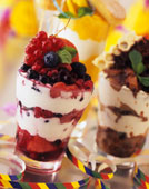 Dessert - Greta dessert...Chocolate mixed with berries!