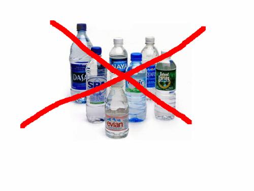 Bottled Water - There are also many small devices that can get rid of the gunk in tap water. They cost a bit at the onset but in the long run they are cheaper than bottles of water.