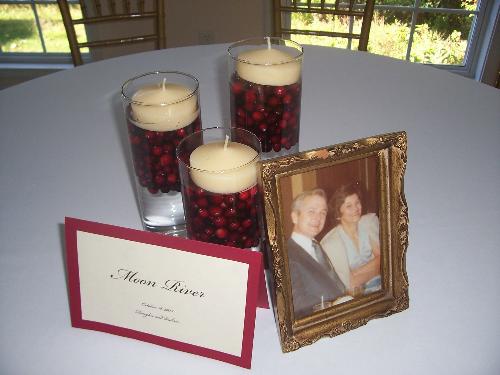 picture of my parents - My daughter had pictures on the tables at her reception, this one is of my parents that was on our table.