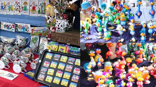 Some handicrafts sold at Edmundi Markets - Shown here are some handicrafts sold at Edmundi Markets. There are many more types of handicrafts sold there, and many of them are very creative and beautiful.