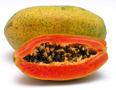 The papaya - The papaya (from Carib via Spanish), is the fruit of the plant Carica papaya, in the genus Carica.