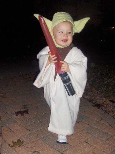 Yoda - My nephew as yoda