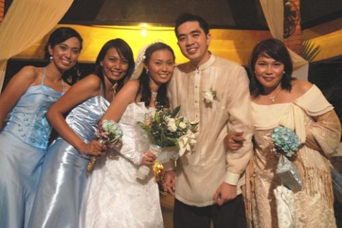 our (new) family.. - taken during the wedding of my sister.. :)