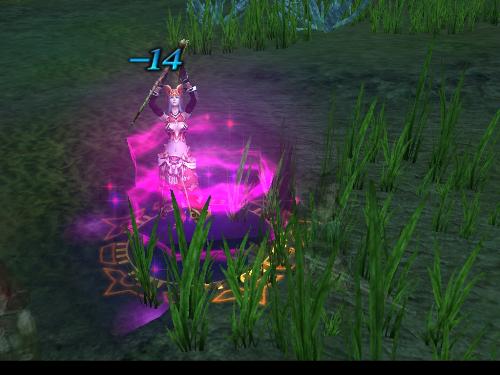 Atlantica Screenshot - Atlantica Screenshot: casting spells is accompanied by stunning effects.