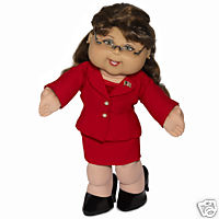 Sarah Palin Cabbage Patch Kid Doll - Doll sold on eBay for money towards charities