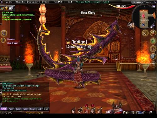 Atlantica Screenshot - Atlantica Screenshot: After each fight the group of mobs you were fighting is represented by a single mob with a death animation.