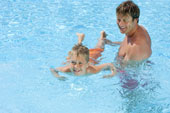 Swimming Lessons - Teaching your child to swim...just may save thier life!