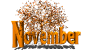 the lettters that spell november in gold - the letters that spell november in gold