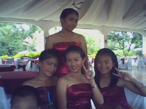 peace out - taken last september 23, 2008 during the debut of my beloved cousin. im one of the girls of the cotillion the honor.