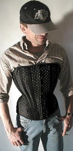 Men's Arnold Corset - This is a photo of a Man's corset called the Arnold from a mens Corset site.