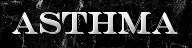 asthma sign - black asthma sign