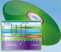 Picture of Holographic Memory - This is the figure of Holographic memory.Data is encoded in the holographic disc.