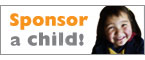 Sponsor a child! - This logo is provided by WorldVision to promote sponsoring a child.