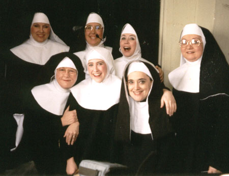 Nuns - Group of nuns showing their cheerful smiles.