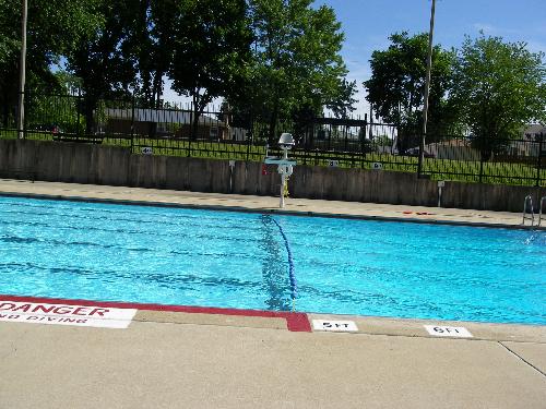 Public Pool - The public pool I swim at near my house.