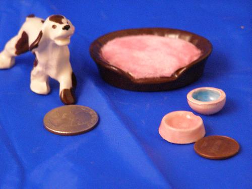 dollhouse dog set - springer spaniel set