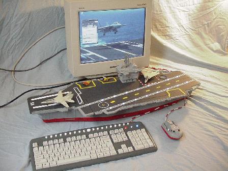 Aircraft Carrier PC Mod - A picture of an Aircraft Carrier MOD CPU.