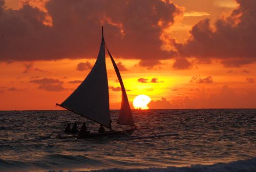 boracay travelers - this is what we called the most beautiful sunset ever.....only in boracay!!!