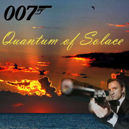 new bond flick - well dunno but daniel craig does look the best bond that have ever come up since sean connery.. this is the sequel of the previous one 'casino royale'. hope this one rise up to the expectations..