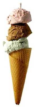 icecream - scoops over scoops