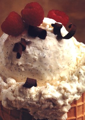 icecream - rich flavour