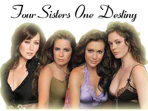 halliwell sisiters - 4 stars of charmed