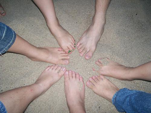 legs - these are the legs of my friends .haha~~