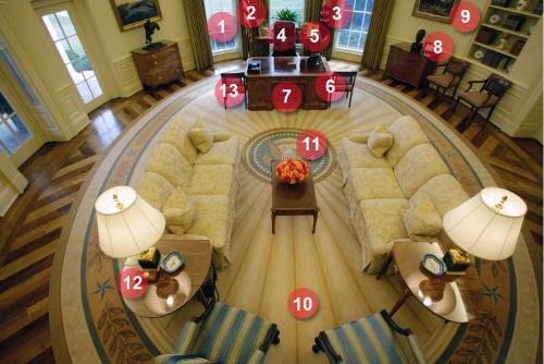 Inside Obama's Oval Office - The Oval Office has been the preserve of 17 US Presidents since it was built in 1909. Each new incumbent stamps his own style on the room in the West Wing – and Barack Obama’s design choices will be closely analysed when he moves in next January.