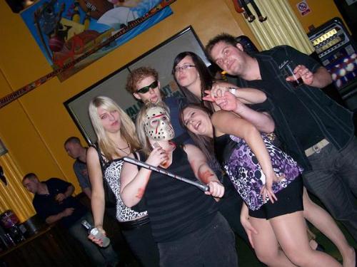 Halloween...me and mates - Halloween with me and mates....partying very very hard in town.