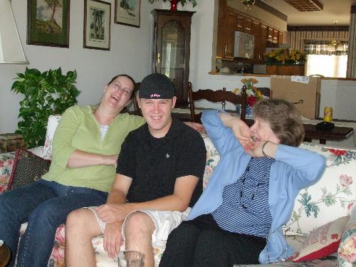 3 generations of fun - Having a fun day together as a family.
