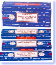 Nag Champa - Nag Champa comes in different pack sizes.